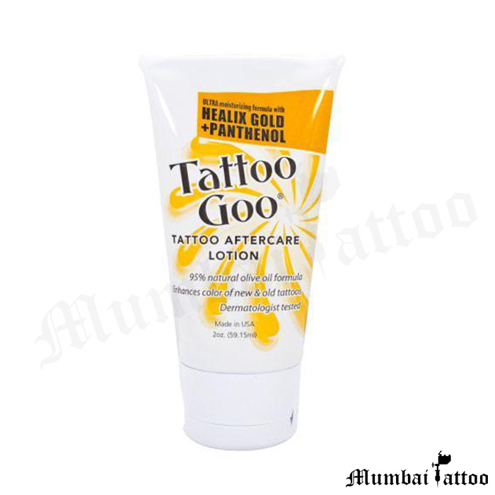 Mumbai tattoo -Tattoo Goo After Care Lotion (Made in USA) (Healix Gold+Panthenol) Mumbai tattoo -Tattoo Goo After Care Lotion (Made in USA) (Healix Gold+Panthenol)