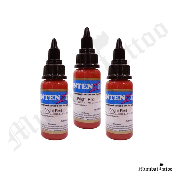 Mumbai tattoo -INTENZE INK BRIGHT RED COLORS- 1OZ Mumbai tattoo -INTENZE INK BRIGHT RED COLORS- 1OZ